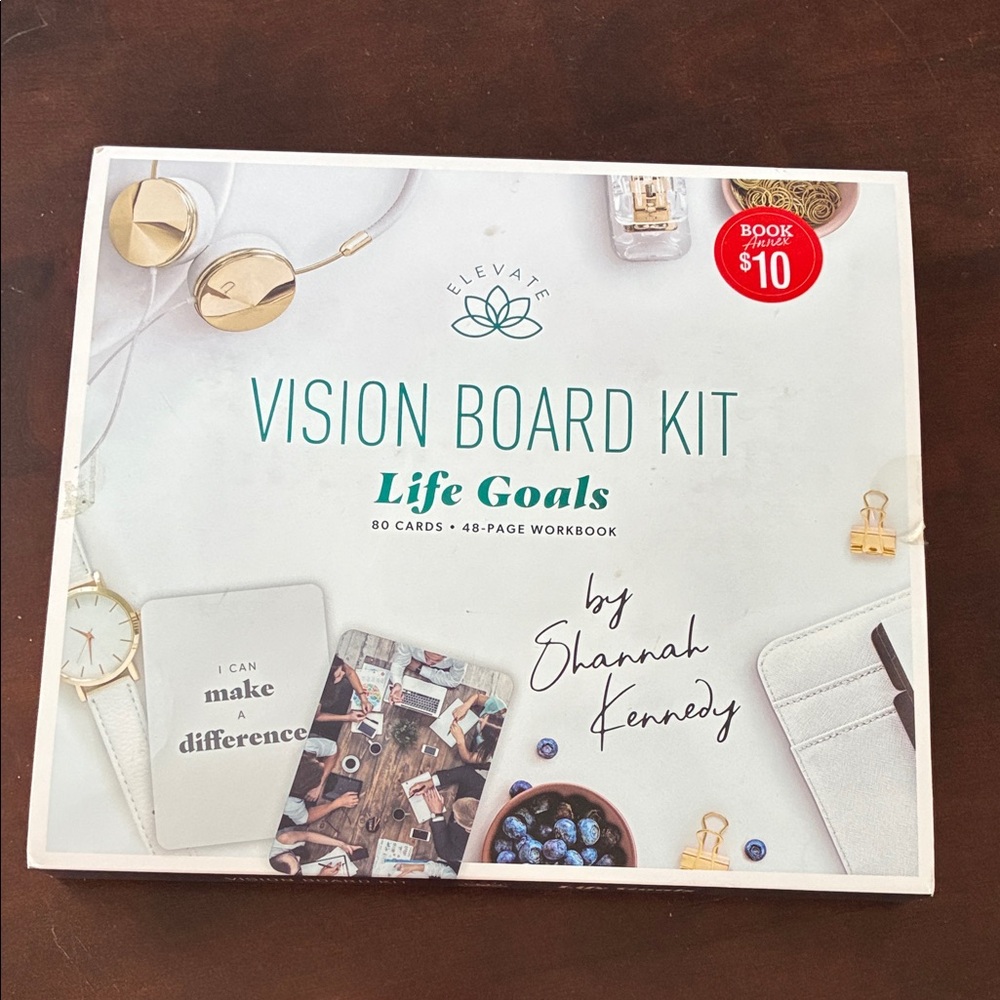 Elevate Vision Board Kit - Life Goals - White
